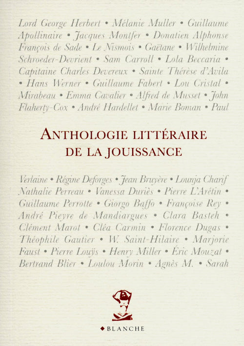 Anthologie littéraire de la jouissance