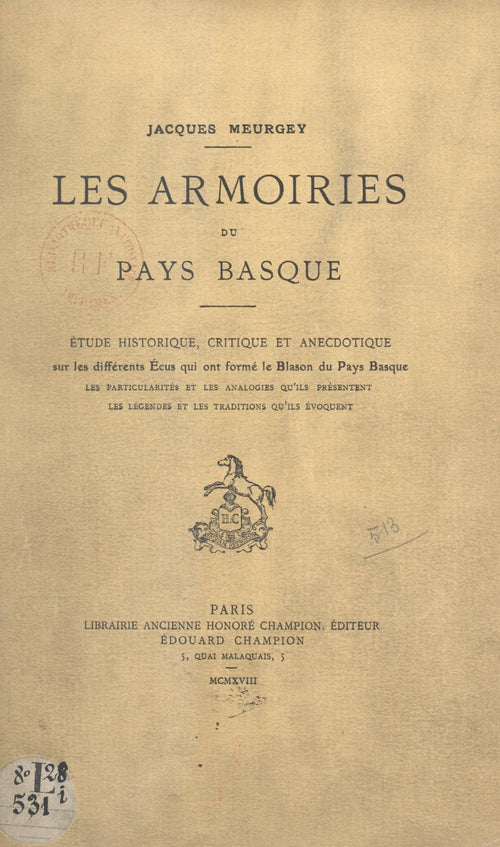 Les armoiries du Pays basque