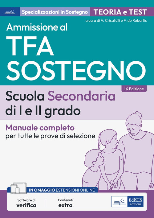 Manuale Concorso TFA Sostegno Didattico nella scuola secondaria di I e II grado